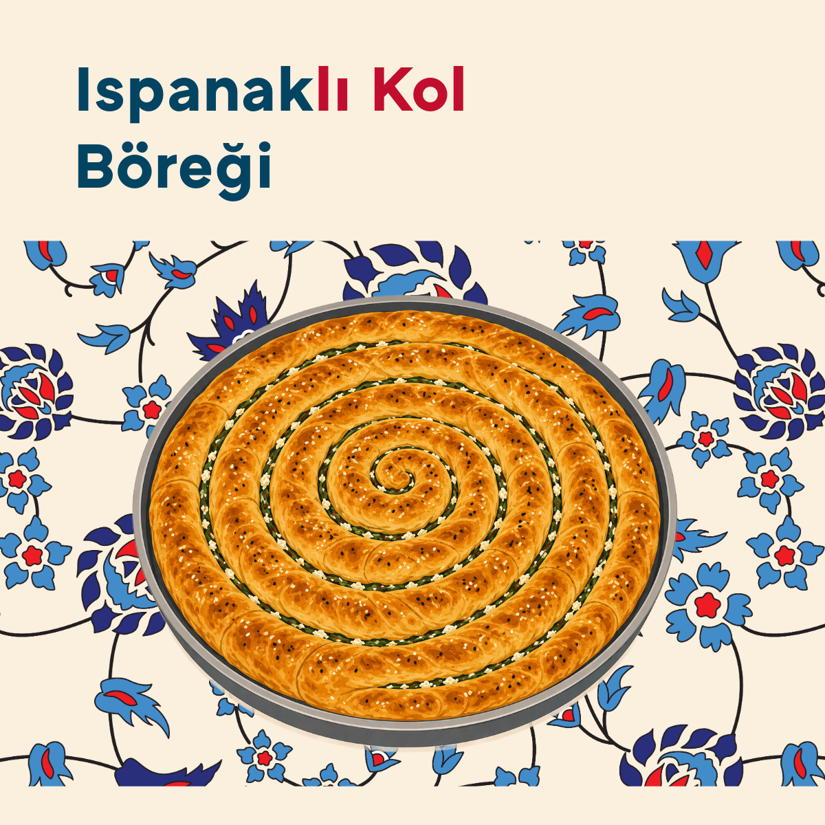 Schneckenbörek oder Arm--Börek