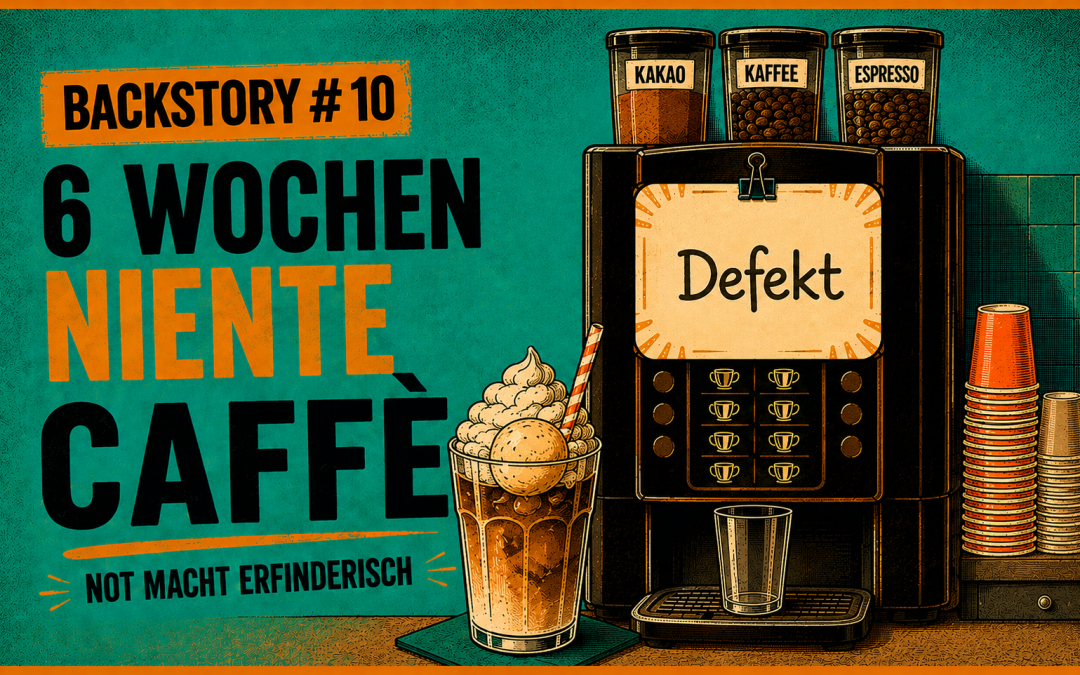 Backstory 10: Sechs  Wochen niente caffè: Die kuriose Geschichte unseres defekten Kaffeeautomaten